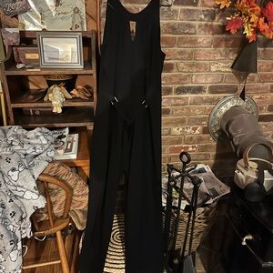 White House Black Market Sleek Black Jumpsuit